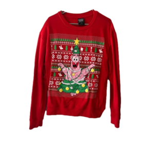 Patrick Star Ugly Holiday Sweater Crewneck Sweatshirt